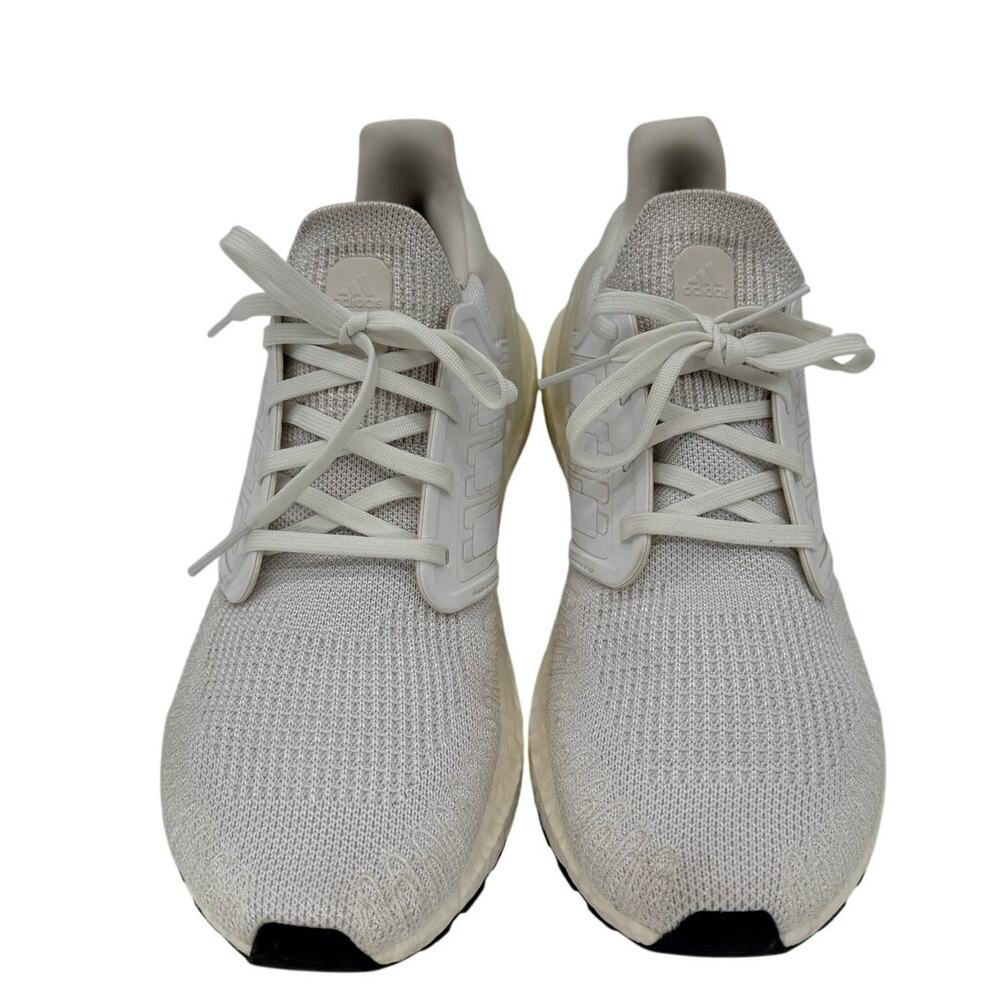 Adidas Ultra Boost 20 "Triple White" Men's Running Shoes size 9